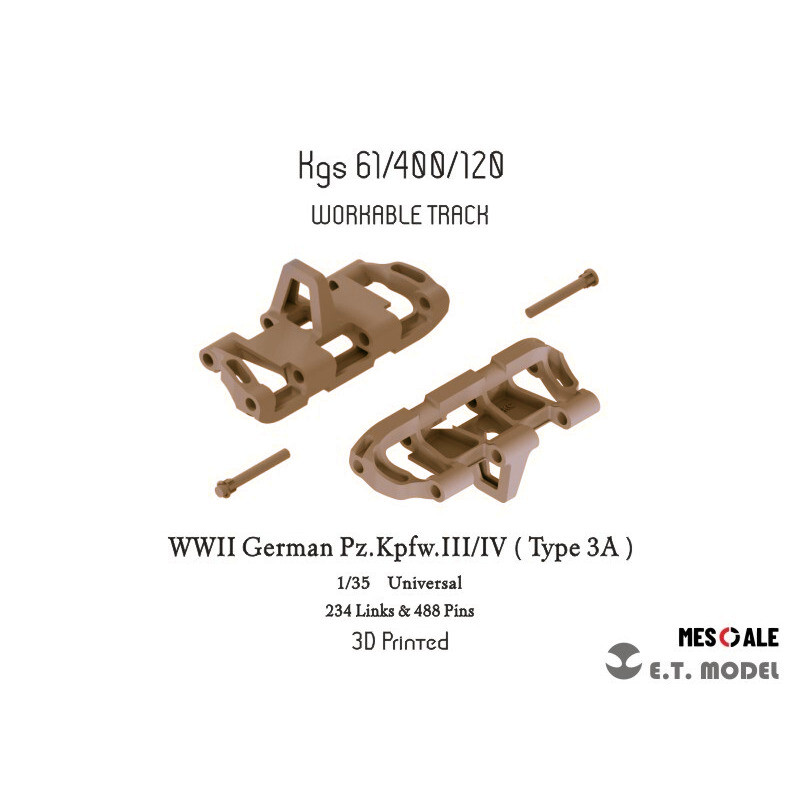 3D Printing Article - نموذج مصغر بمقياس 1/35 لدبابات Pz.Kpfw.III/IV