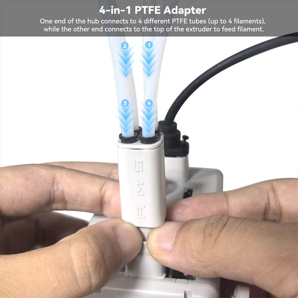 3D Printing Bambu - محول PTFE مُحسّن 4 في 1
