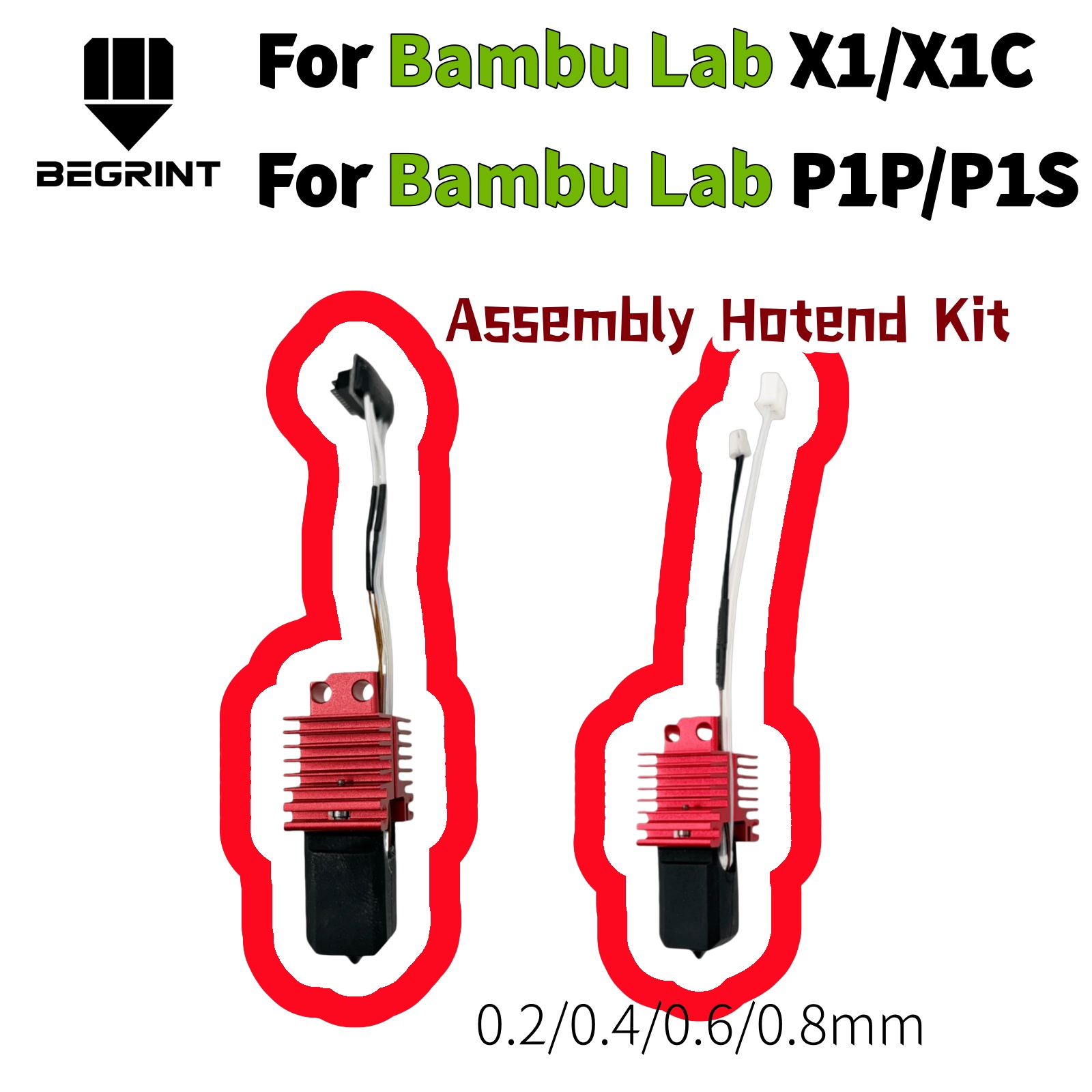 3D Printing Bambu - مجموعة رأس الطباعة الكاملة V2 مع