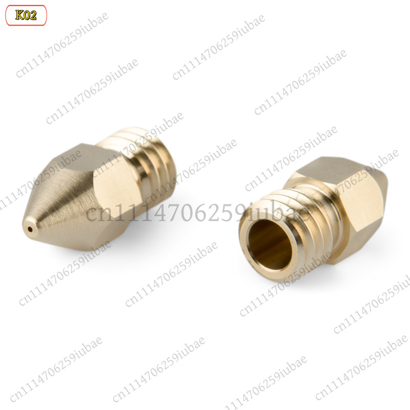 3D Printer Nozzle Brass - 4 قطع فوهات نحاسية 0.4 مم
