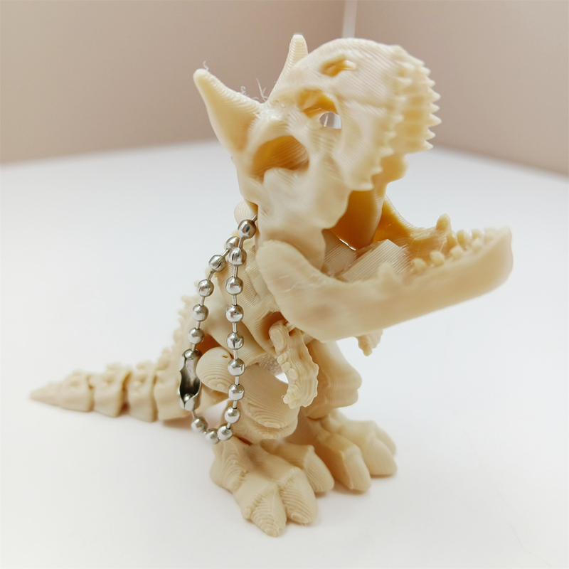 3D Printing Yourself - نموذج هيكل عظمي ثلاثي الأبعاد لديناصور