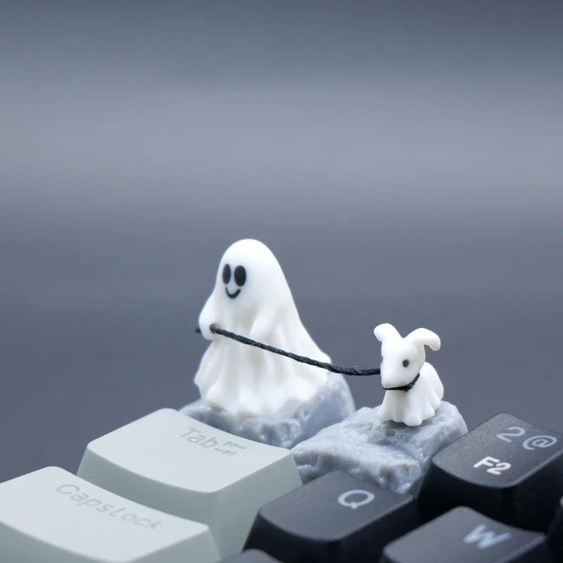 3D Printing Article - شبح جرو الراتنج Keycap مخصص ثلاثية