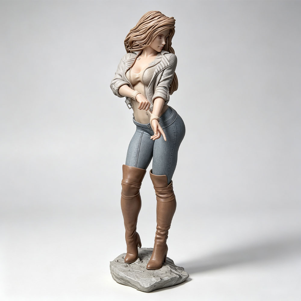 3D Printing Article - مجسم أنثوي واقعي وأنيق بمقياس 1/24،