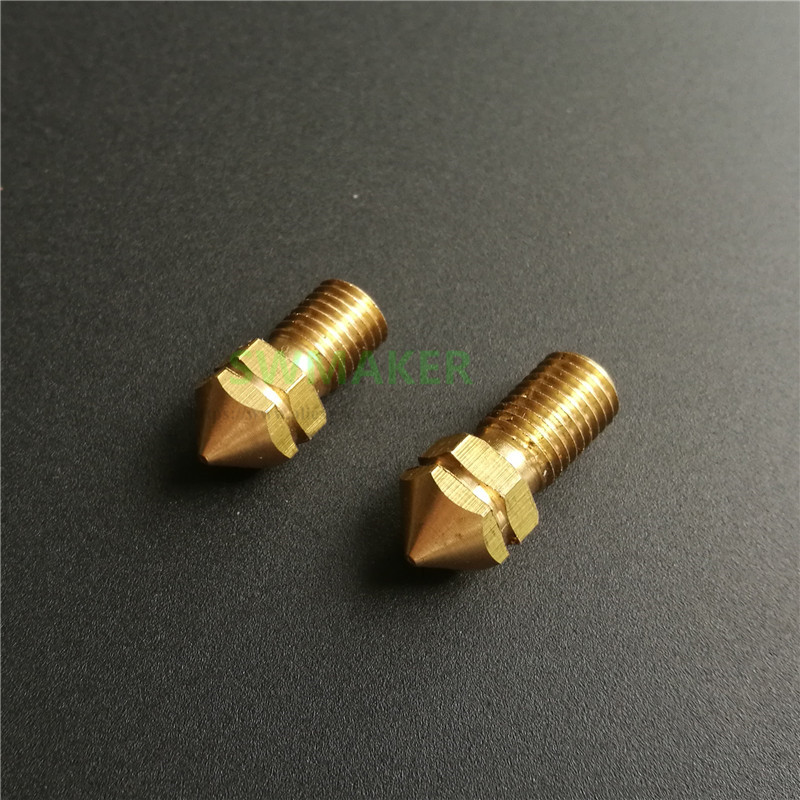 3D Printer Nozzle Brass - 4 قطعة UM3 طابعة ثلاثية الأبعاد