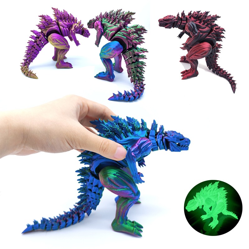 3D Printing Drawing - مجسم ديناصور ثلاثي الأبعاد مطبوع بتقنية