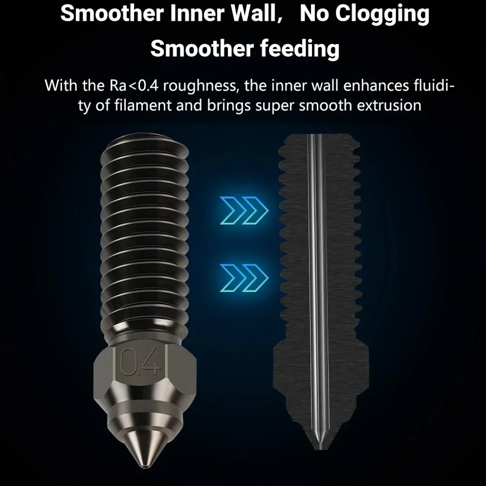 فوهة كرياليتي K1 من الفولاذ ال - مراجعة 3D Printer Nozzle Brass وسعره