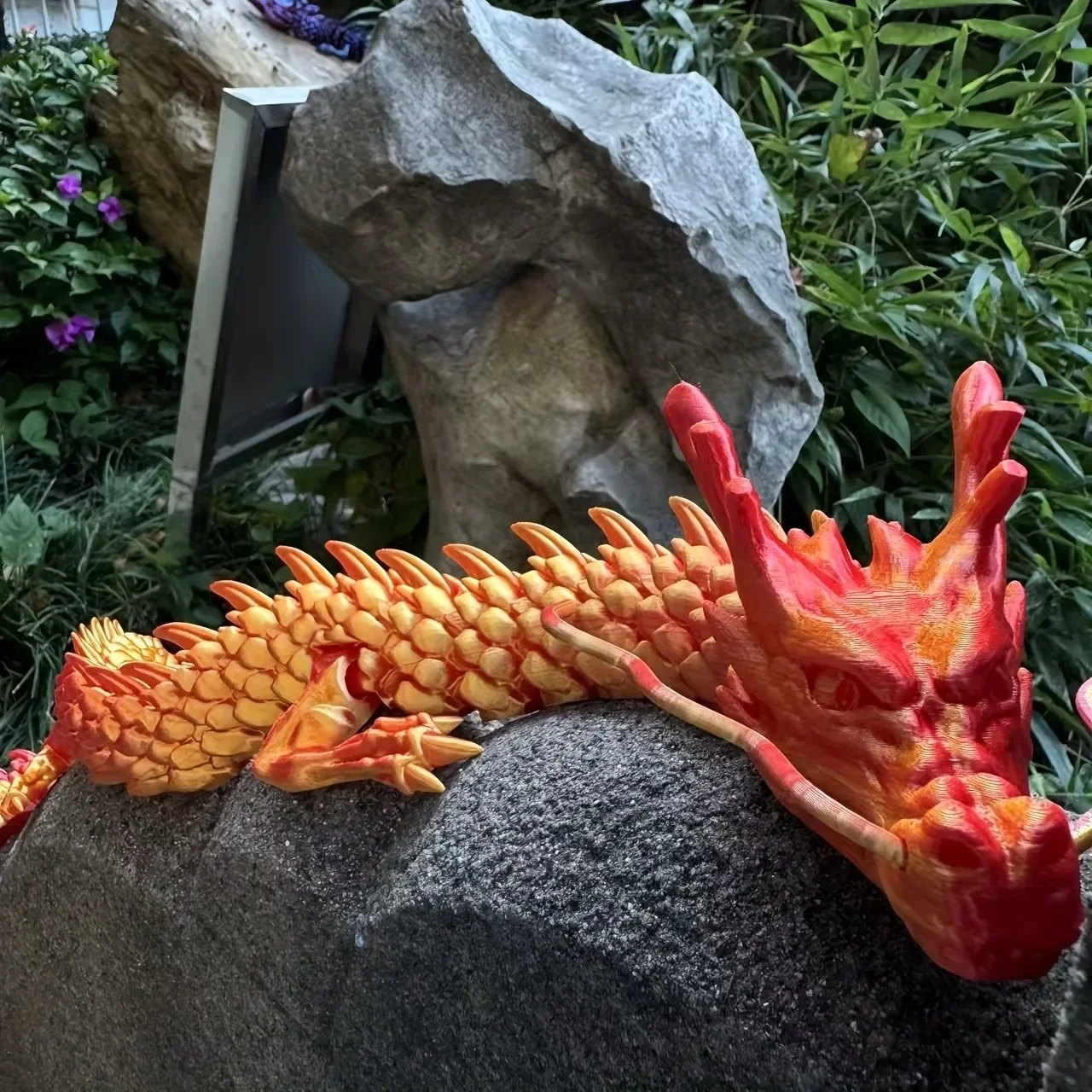 تمثال تنين صيني ثلاثي الأبعاد  - مراجعة 3D Printing Dragon وسعره