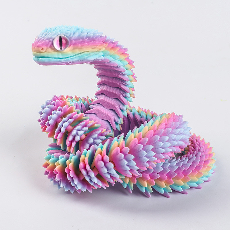 تمثال ثعبان واقعي ثلاثي الأبعا - مراجعة 3D Printing Yourself وسعره
