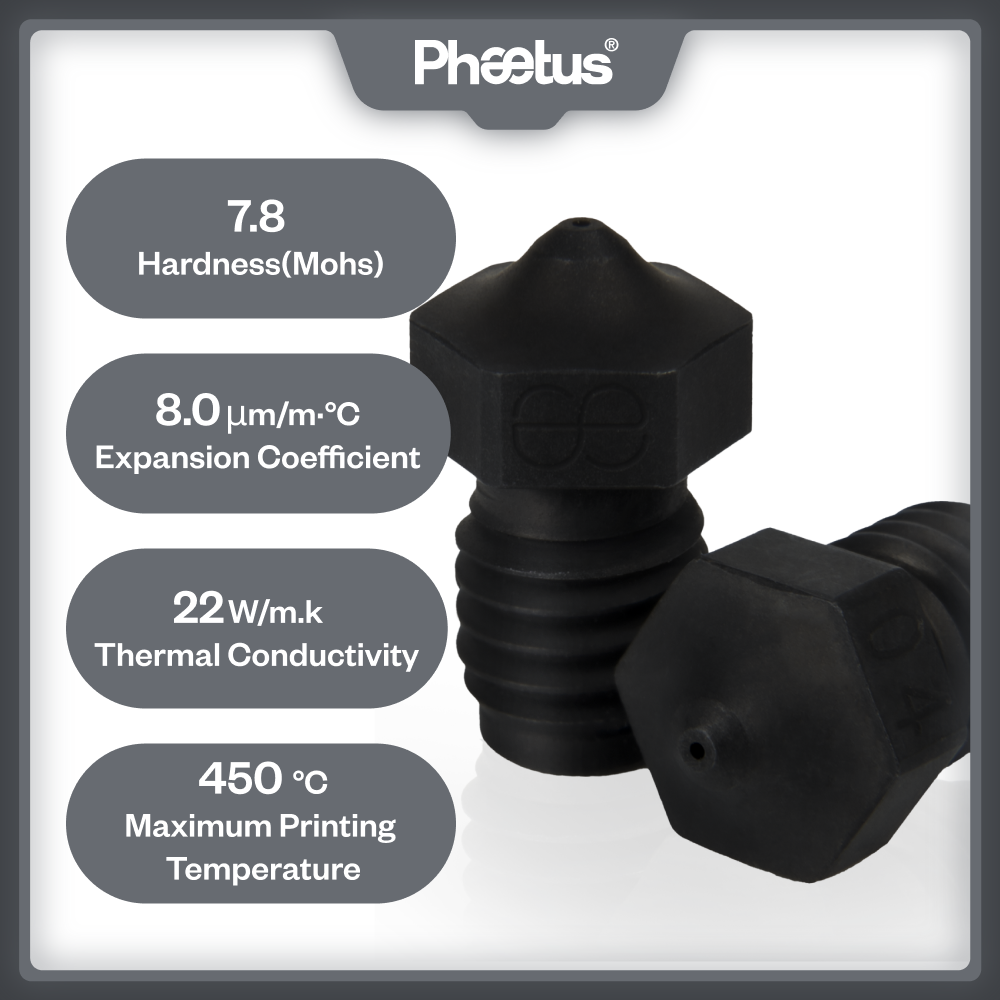 فوهة PHAETUS عالية الجودة من ا - مراجعة Carbon Fiber Filament وسعره