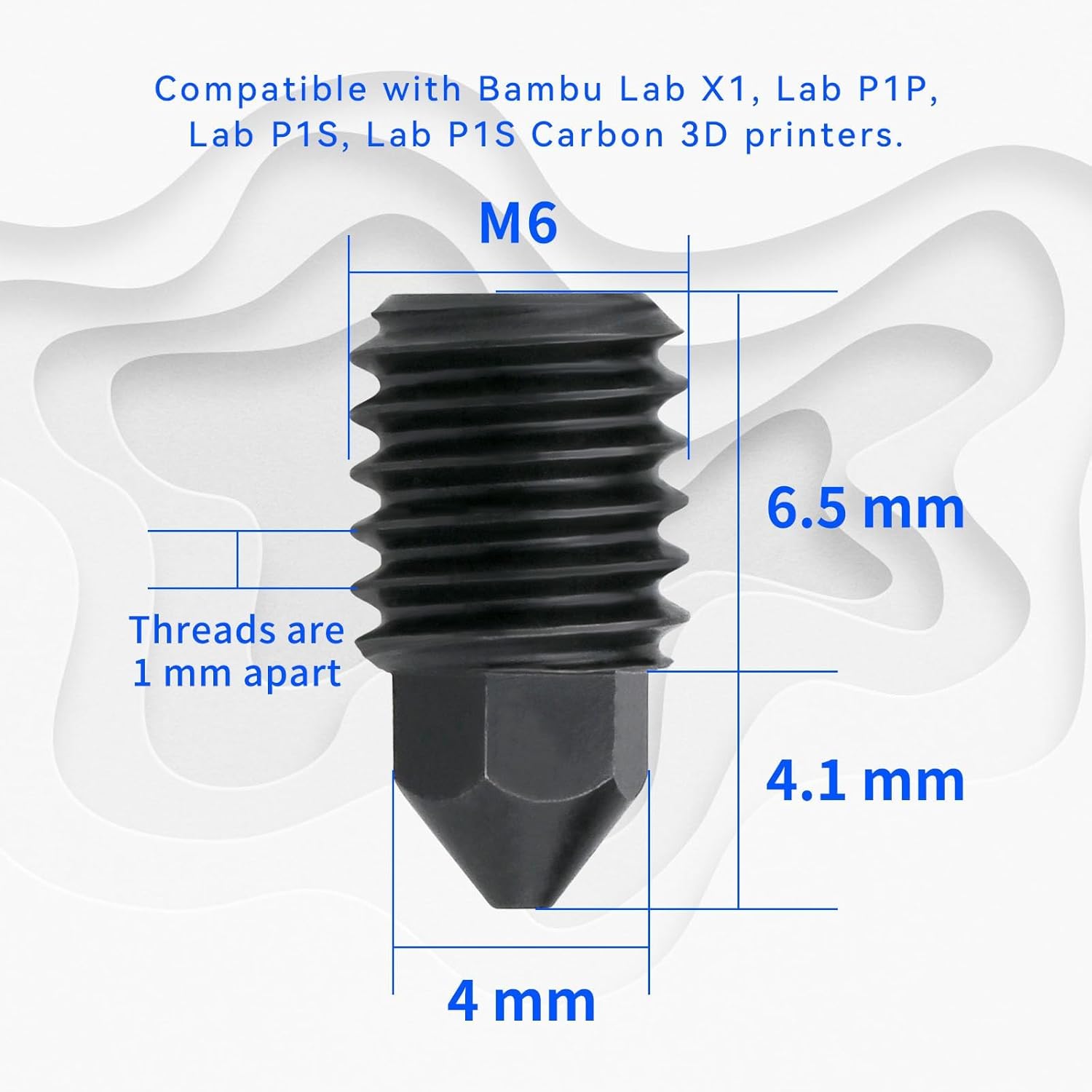 فوهة نحاسية من الفولاذ المقسى  - مراجعة 3D Printing Bambu وسعره