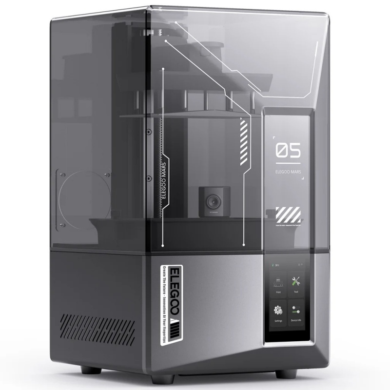 طابعة ELEGOO Mars 5 Ultra ثلاث - مراجعة 3D Printer Resin وسعره