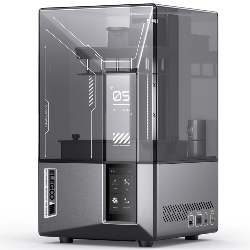 طابعة ELEGOO Mars 5 Ultra ثلاث - مراجعة 3D Printer Resin وسعره