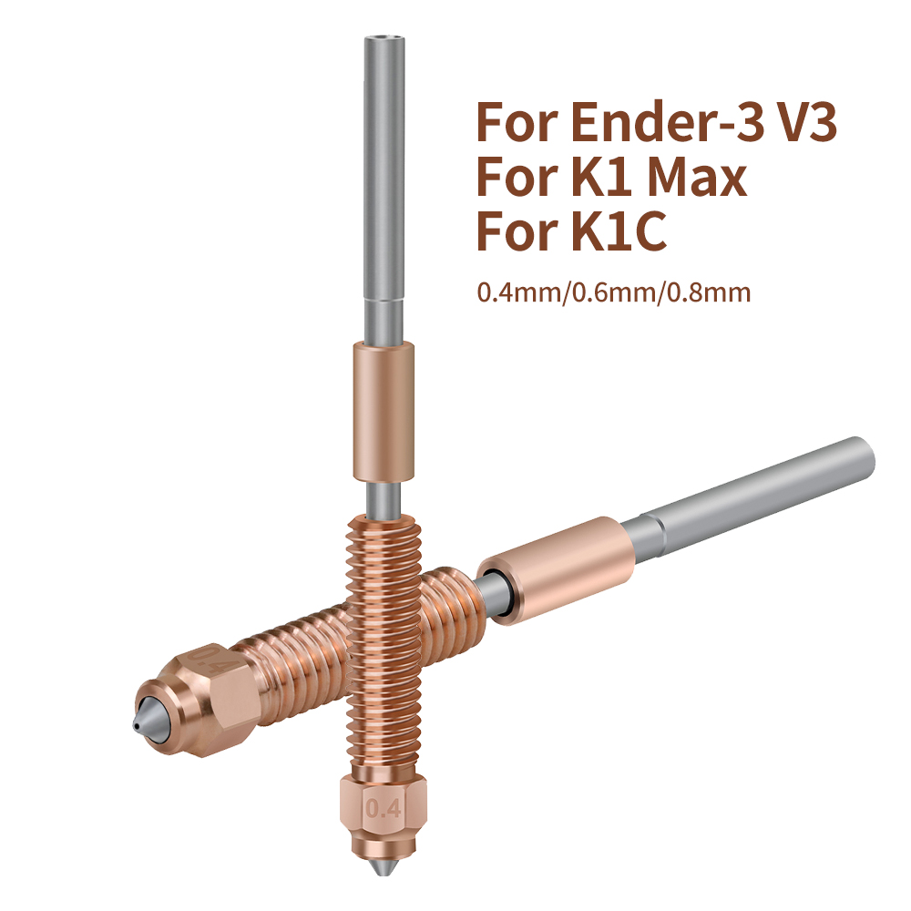 فوهة K1C محسنة متعددة الاستخدا - مراجعة 3D Printer Nozzle Brass وسعره