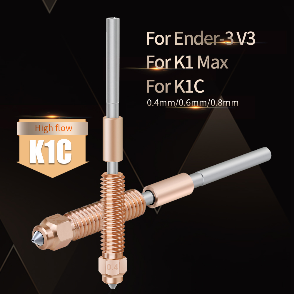 فوهة K1C محسنة متعددة الاستخدا - مراجعة 3D Printer Nozzle Brass وسعره