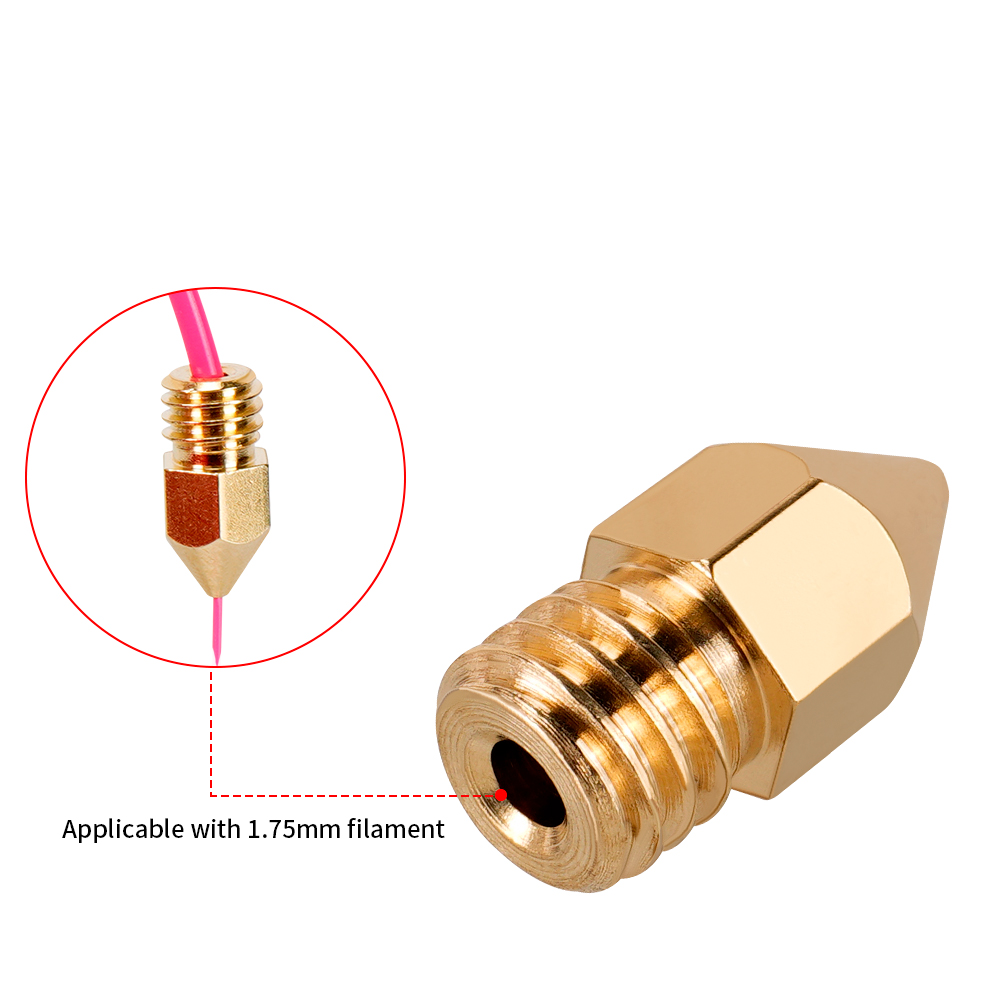 MK7 MK8 فوهة 0.4 مللي متر 0.3  - مراجعة 3D Printer Nozzle Brass وسعره