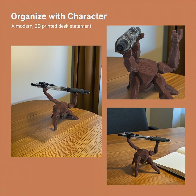 حامل أقلام روكي مطبوع بتقنية ث - مراجعة 3D Printing Grip وسعره