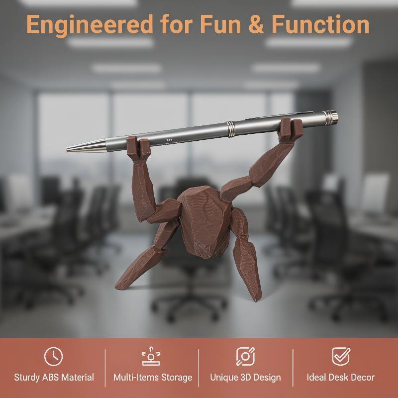 حامل أقلام روكي مطبوع بتقنية ث - مراجعة 3D Printing Grip وسعره