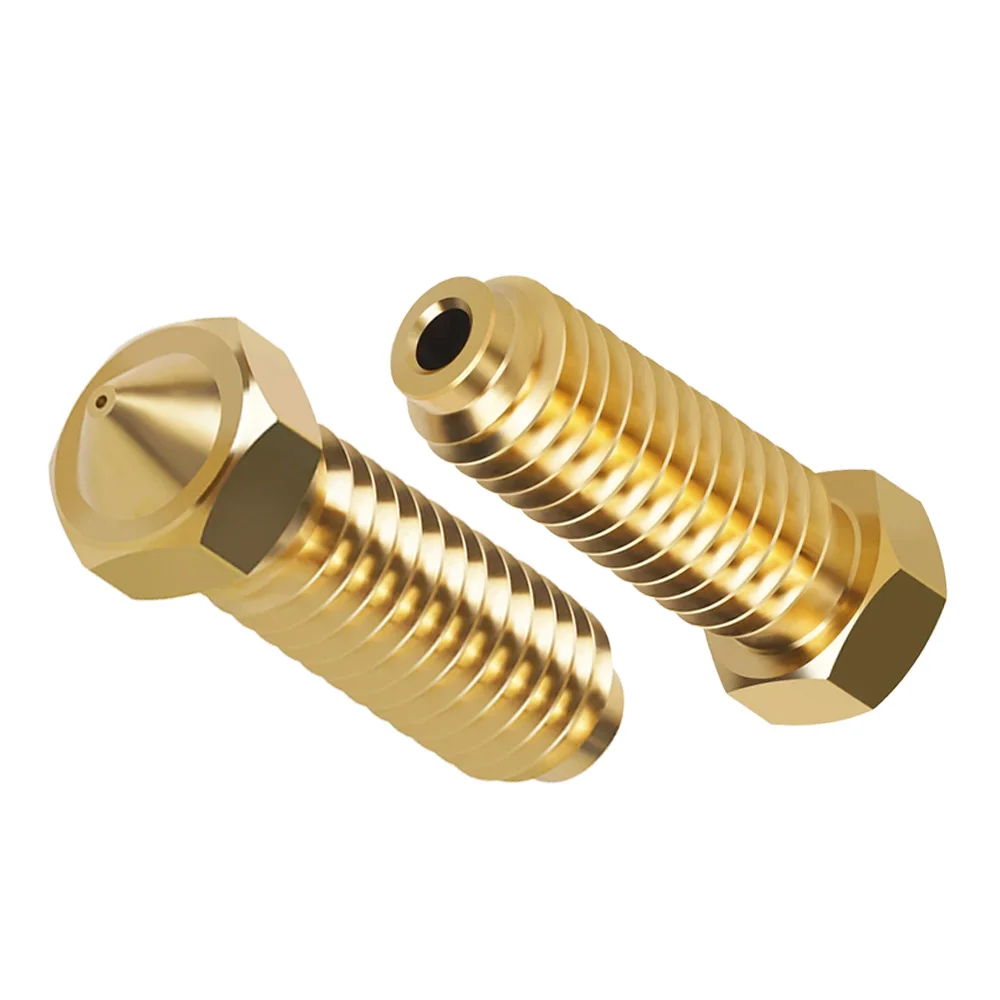 1-10 قطع فوهات نحاسية ثلاثية ا - مراجعة 3D Printer Nozzle Brass وسعره