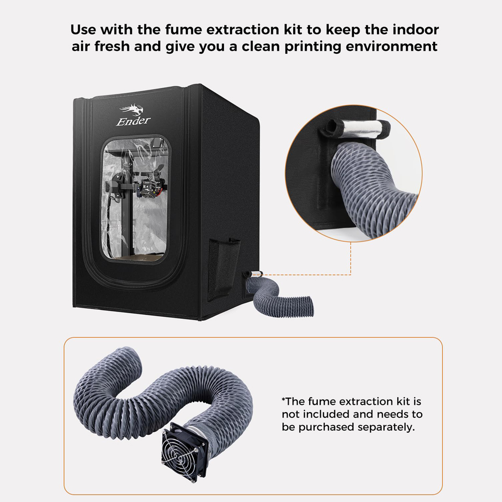 حاوية طابعة Creality ثلاثية ال - مراجعة 3D Printer Enclosure Frame وسعره