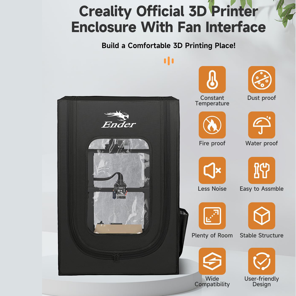 حاوية طابعة Creality ثلاثية ال - مراجعة 3D Printer Enclosure Frame وسعره