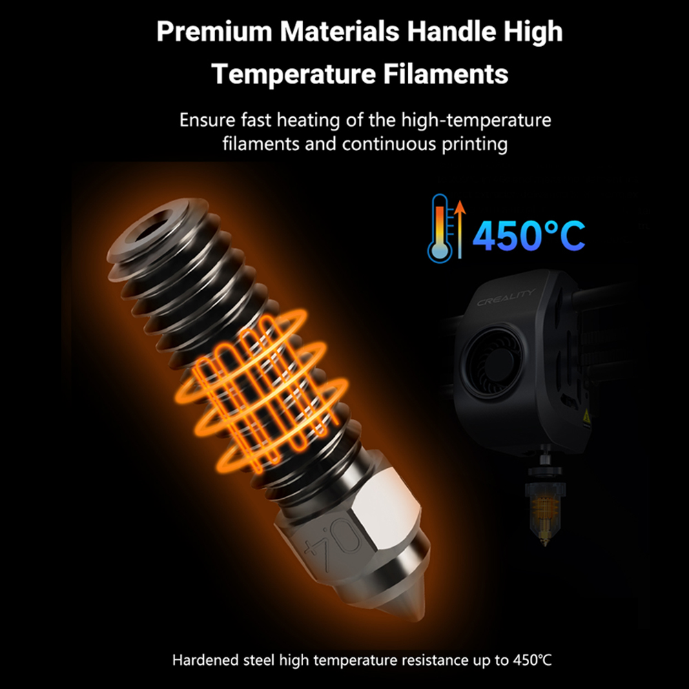فوهة لـ Creality K1 K1 Max End - مراجعة 3D Printer Nozzle Brass وسعره