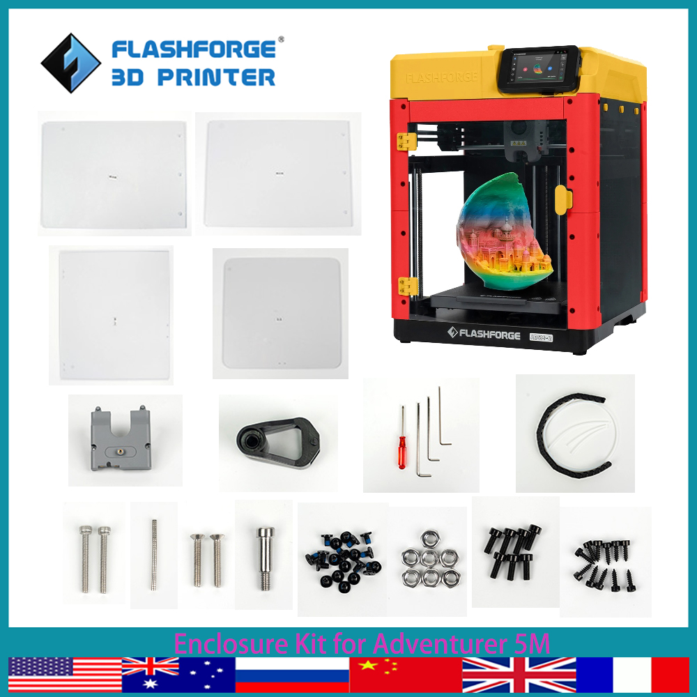 مجموعة لوحة الضميمة FLASHFORGE - مراجعة 3D Printer Enclosure Frame وسعره