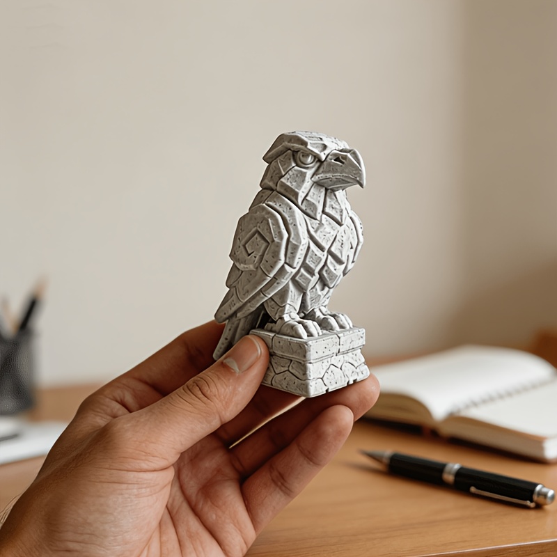 تمثال نسر بتصميم حجري عتيق مطب - مراجعة 3D Printing Eagle وسعره