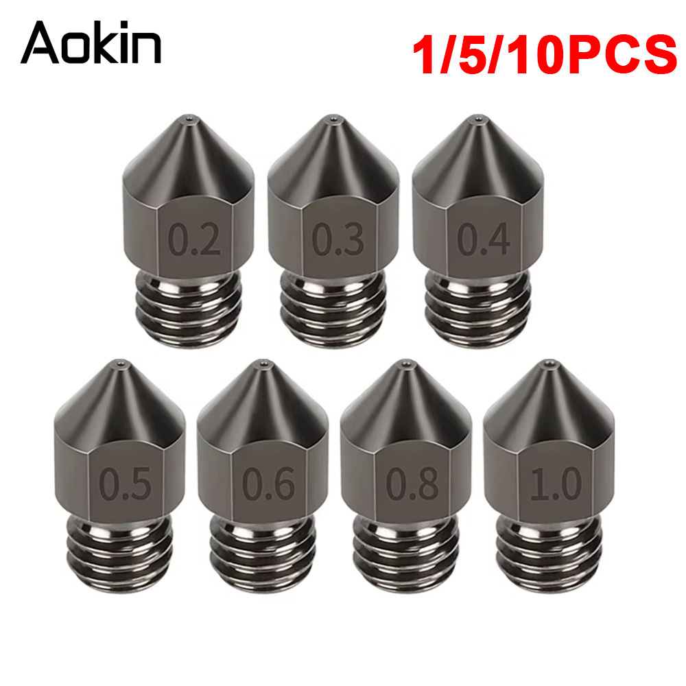 1/5/10 قطعة MK8 فوهة ترقية هار - مراجعة 3D Printing Ender وسعره