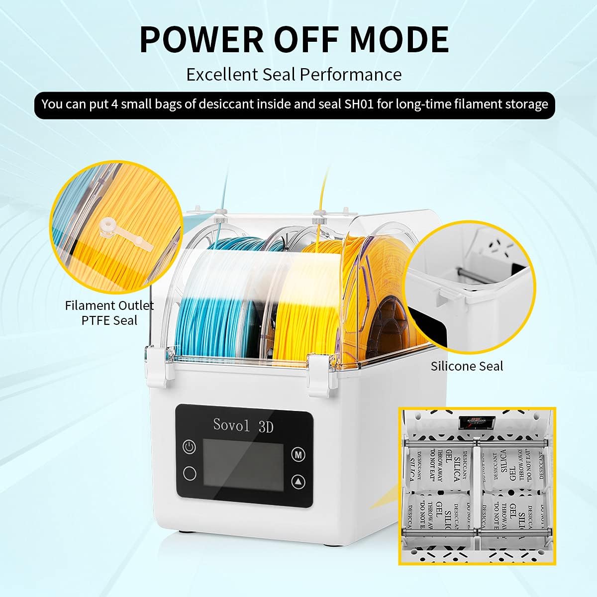 حامل بكرة مجفف خيوط الطابعة مع - مراجعة 3D Printing Cnc وسعره