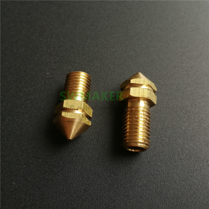 4 قطعة UM3 طابعة ثلاثية الأبعا - مراجعة 3D Printer Nozzle Brass وسعره