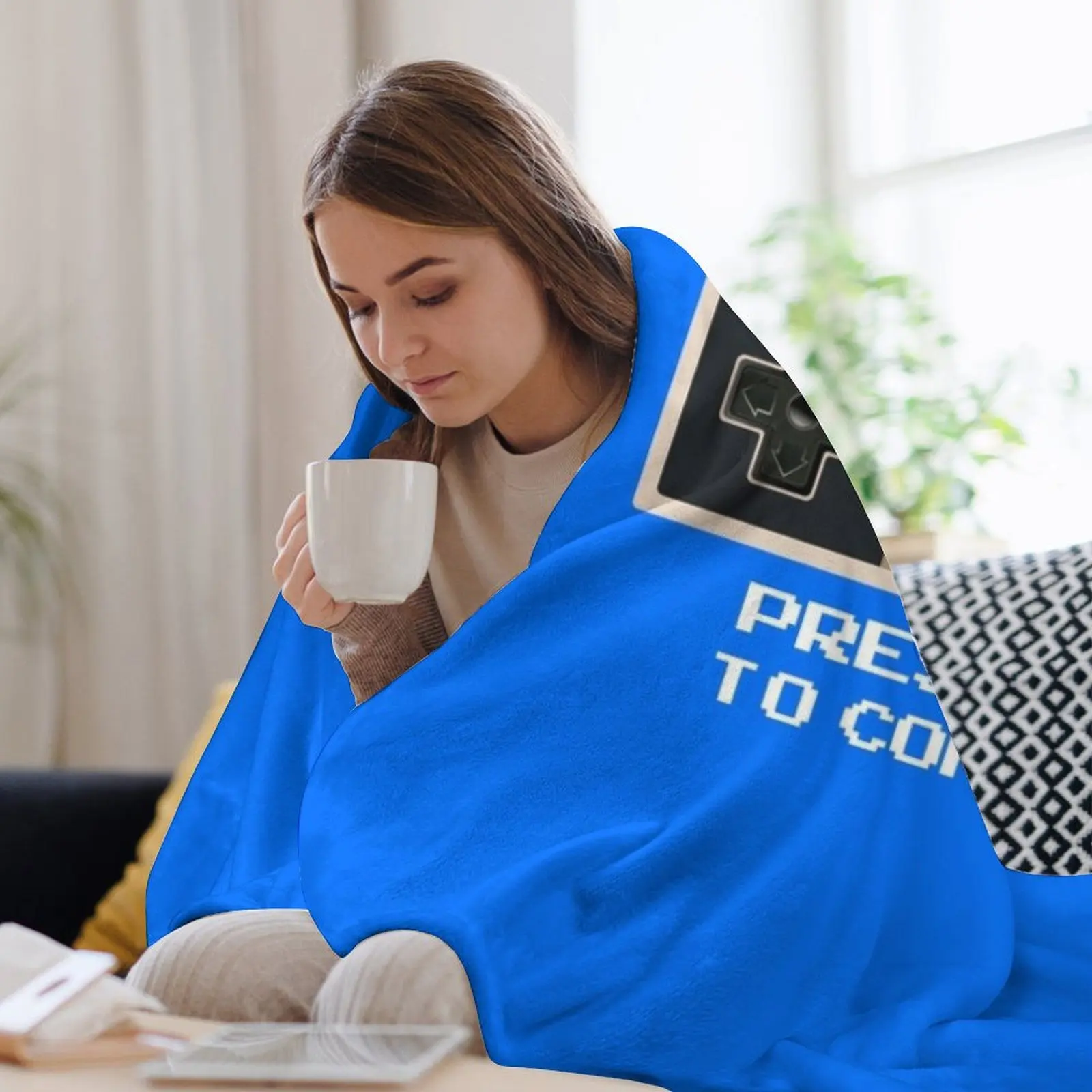 بطانية مريحة للقيلولة بتصميم 