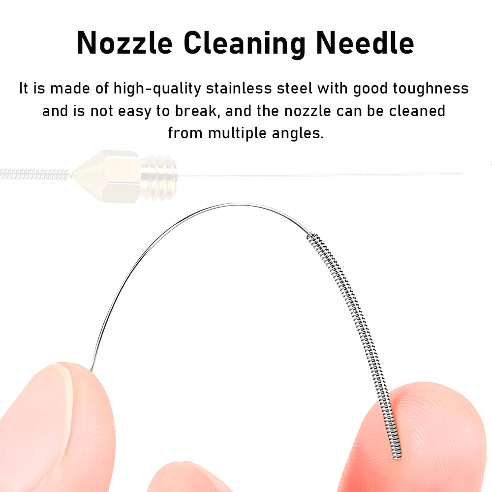 مجموعة أدوات تنظيف الفوهات 0.2 - مراجعة 3D Printer Nozzle Brass وسعره