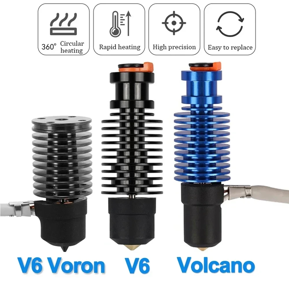 بركان Hotend E3D V6 24 فولت 50 - مراجعة 3D Printing Ender وسعره